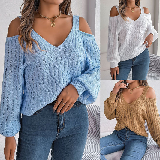 Lotte™ - Off-the-shoulder trui