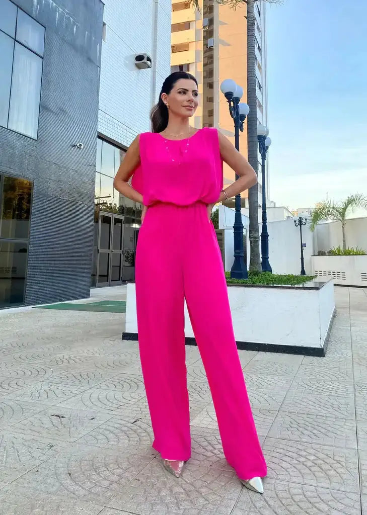 Stella™ - Tijdloze mouwloze jumpsuit