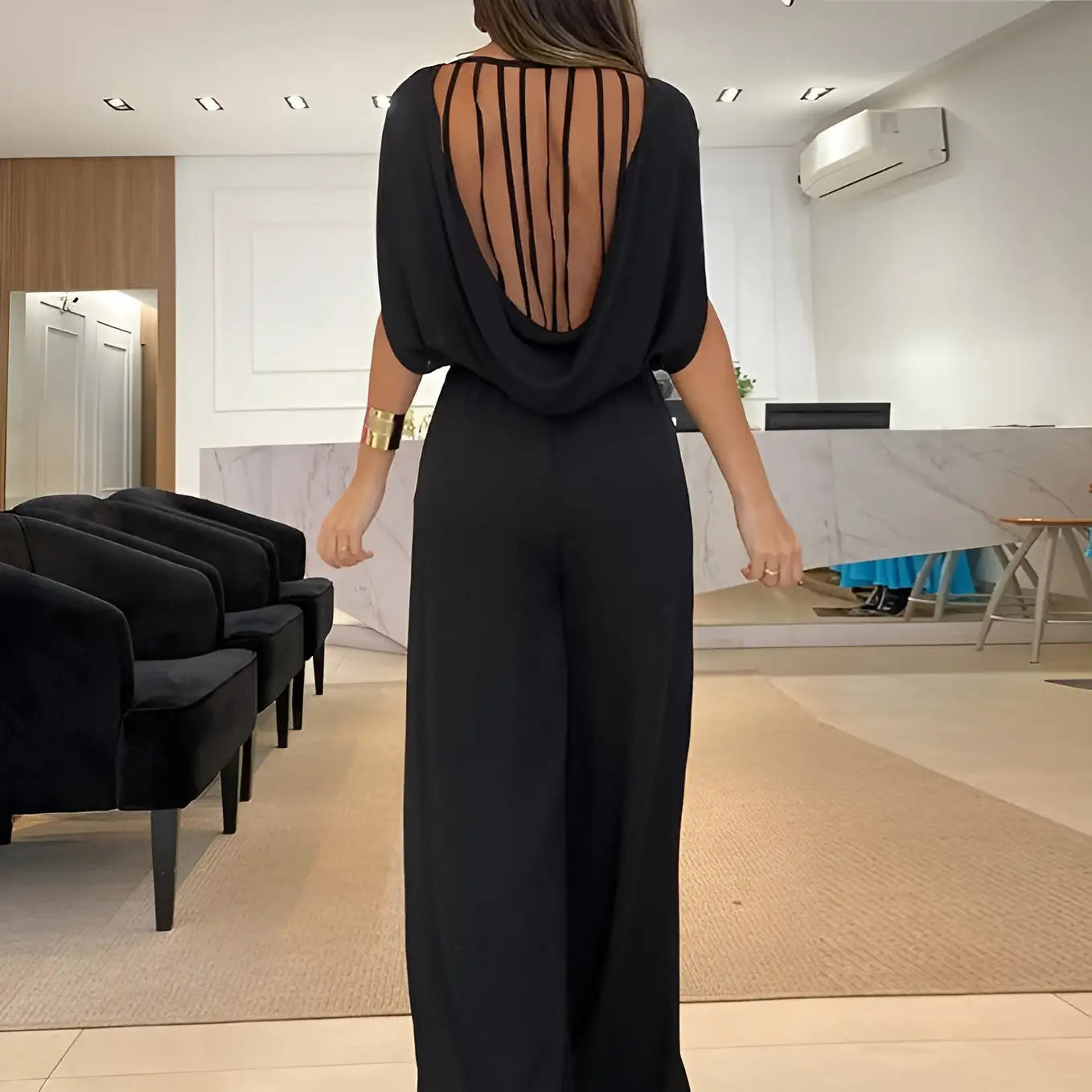 Stella™ - Tijdloze mouwloze jumpsuit